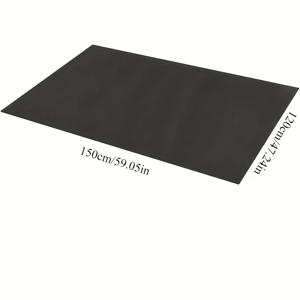 1개 대형 블랙 600D 옥스포드 원단 PVC 코팅 다용도 미끄럼방지 매트 - 소프트 PVC 트렁크 라이너, 차량, 애완동물 친화적 자동차 매트, 주방, 서랍, 가정용 | 쉽게 자를 수 있는 사이즈, 내구성 바닥 보호대, DIY 자동차 트렁크 매트