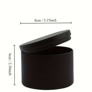 24개입 양면 블랙 4Oz/8Oz 캔들 재즈 팩, 홈 캔들 제작, 수제 캔들 제작, 아로마테라피용 작은 선물 제작에 적합, 사탕 선물 상자 및 작은 선물 보관에 완벽