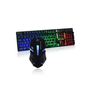 지클릭커 GMK-180 게이밍 키보드 마우스 세트 LED 가성비 PC방