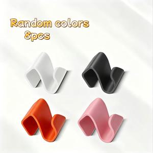 차량용 글로브 박스 숨겨진 후크 8개, 범용 차량 정리함. 마스크, 물컵 및 다양한 작은 물품 보관 가능. 색상 랜덤