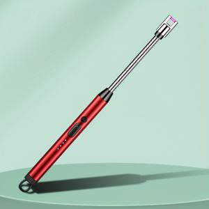 AXOTEN 야외 방풍 USB 충전식 초장시간 배터리 펄스 라이터 | 연화 방지 금속 바디 | 야외 캠핑 생존 비상 라이터/주방 가스레인지/아로마 캔들 다용도 점화봉 | 휴대용 안전 충전 라이터