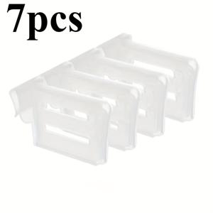 7pcs 조절식 냉장고 수납 칸막이, 가정용 서랍 정리함, 궁극의 가정 정리 도구, 