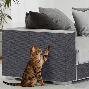 3롤 두꺼운 자가 점착 고양이 스크래치 방지 매트, 고양이 가족용, 59.9 X 30Cm 넓은 면적 커버리지 디자인, 소파 가구 문 벽 고양이 나무 및 기타 위치에 맞게 자유롭게 절단 가능