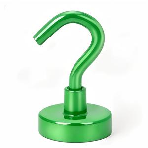 3개입 대형 E25 헤비 듀티 S자형 자석 후크 35 LBS 수직 당기기 마린 등급 강력한 걸이 자석, 차고 정원 호스 전동 공구 및 야외 보관용, 다용도 후크