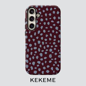 KEKEME 스팟 필름 2-in-1 휴대폰 케이스, 삼성 갤럭시 S26 S25 S24 S23 S22 S21 S21+ S21 울트라 플러스 FE 엣지 S20 A15 A16 A17 A23 A32 A34 A35 A36 A52 A53 A54 A55 A56 호환, 풀커버 낙하 방지, 스타일리시하고 미니멀한 남녀공용 디자인