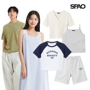 [스파오] 여름BEST 시즌오프 반팔티/반바지/반팔니트/쿨소재/린넨 외 ~64%OFF