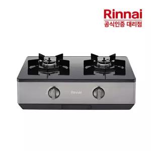 [전국설치] 린나이 2구 가스레인지 RT-1080IJ AA건전지 골드실버 GS