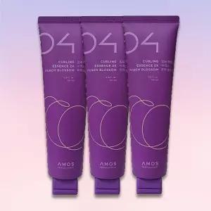 아모스 컬링에센스 2X 피치블라썸 NEW 150ml 3개 탄력웨이브 향좋은 헤어에센스크림