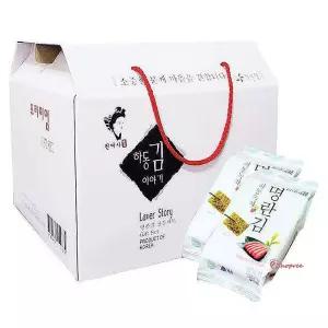 선물포장명란 뿌린 36봉 하동녹차 명란김 6g nop125