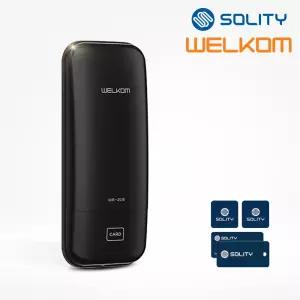 [무료설치] WR-215 디지털도어락 카드키4개 비밀번호 0초 즉시잠김 허수기능 스마트 현관문 도어락 보조키 현관 번호키 교체