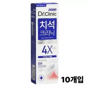 2080 닥터크리닉 고불소 치석치약 140g, 10개