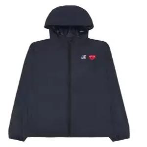 플레이 꼼데가르송 x 까웨 풀 집 자켓 네이비 AZ-J501-051-1