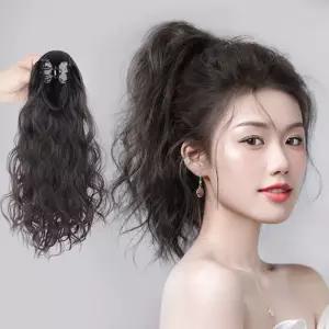 웨이브 집게핀 헤어악세사리 가발 집게가발 긴머 포니테일