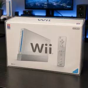 닌텐도 위 Wii 본체 박스 프로텍터 투명 케이스 패키지 수집 보관 진열장 디스플레이