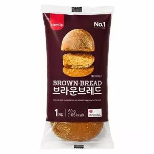 [셀러허브][웰빙창고] 삼립 패밀리레스토랑 식전빵 브라운브레드 60g x 20봉 (S51914906)