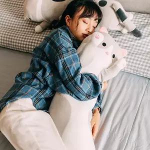 바디필로우 벨라솜 모찌 귀여운 고양이 애착인형 양양이 발바닥 안고자는 110cm 130cm
