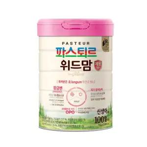 파스퇴르 위드맘 제왕 분유 100일 아기 750g 1개 GST 파스퇴르 위드맘 제왕 분유 100일 750g 1개 MNS