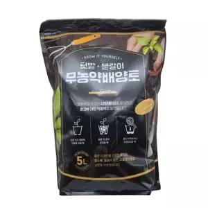 swK 흙 식물 화단 텃밭 화분 분갈이 정원 5L 배양토