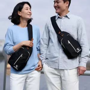 옥스포드 클래식 크로스백 슬링백 커플가방 힙색 유럽 여행 데일리 허리가방