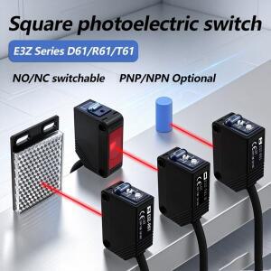 광전 스위치 확산 반사형 DC12-24V 브래킷이 있는 적외선 센서 NPN PNP E3Z-D61/D81/R61/R81/LS61/LS81/T61