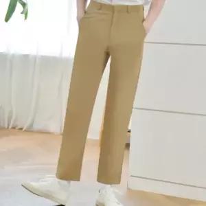 교복몰 (빅사이즈)(하복)스판 베이지 교복 바지(남자)