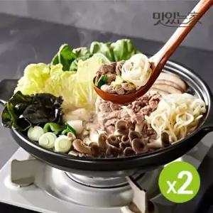 맛있는家 채선당 샤브샤브 밀키트 2인분x2세트_총4인분