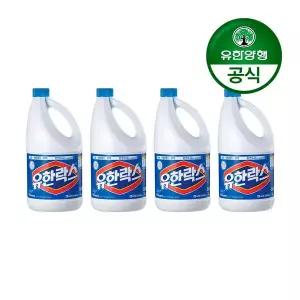 유한양행유한락스 레귤러 4L 4개