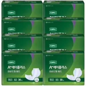 디펜드 A플러스 라운드형 30매 6P 시니어 속기저귀