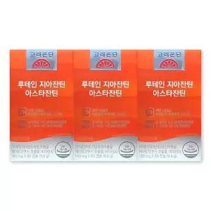 고려은단 루테인 지아잔틴 아스타잔틴 160mg X 60캡슐 3박스 유재석 눈 건강 영양제