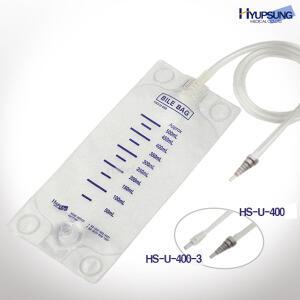 [협성] 바일백(담즙백) HS-U-400/HS-U-400-3 (400ml) 허벅지에 착용하는 소변백