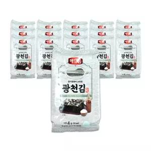 [더주]고소한 참기름을 더한 해달음 광천 재래 도시락김 4g x 32봉