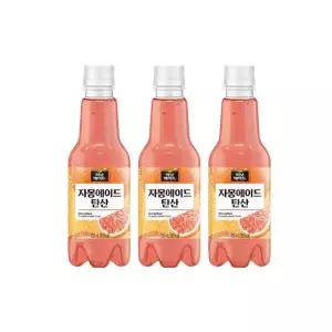 아트박스/마전동상회 미닛메이드 자몽에이드 탄산 자몽 음료수 350ml 24개