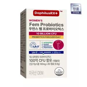 도피러스알엑스 100억 유산균 우먼스 펨 프로바이오틱스 크리스찬한센 여성 60캡슐, 1개