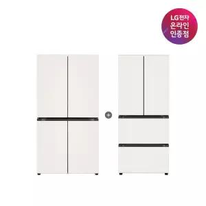 LG 디오스 매직스페이스 냉장고 + LG 디오스 김치톡톡 (T876MEE111 + Z408MEEF23)