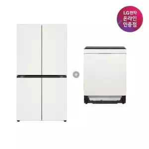 [혜택가 302만] LG 디오스 오브제컬렉션 매직스페이스 냉장고 + LG 디오스 식기세척기 (T876MEE111 + DUE6BGL1E)