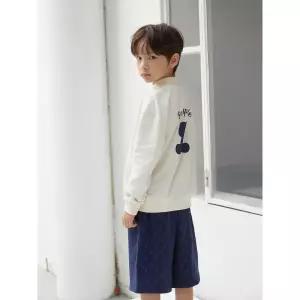 [BEANPOLE KIDS] 곰돌이 모노그램 포인트 상하세트  아이보리 (BI6141U090)