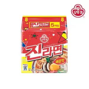 오뚜기 진라면_매운맛 (120GX5)x 8개