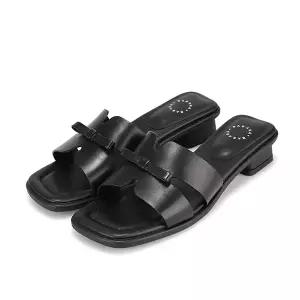 [롯데백화점]BARBARA 바바라 여성 양가죽 리본 뮬 샌들 2cm 4종 택1 BBH361