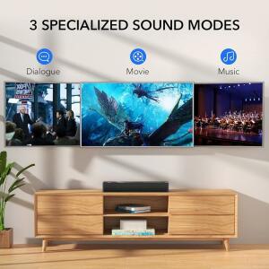 LARKSOUND TV PC 게임 서라운드 사운드 시스템용 소형 사운드바 블루투스 HDMI ARC AUX USB 연결용 미니 TV 스피커 사운드바