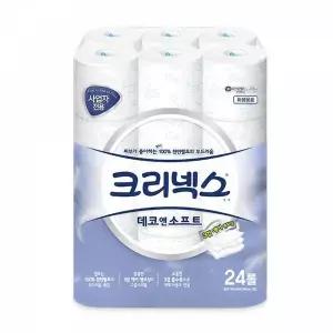 TBZ A3E7B9A0 유한킴벌리 데코 소프트 무향 3겹 (24롤X30M)