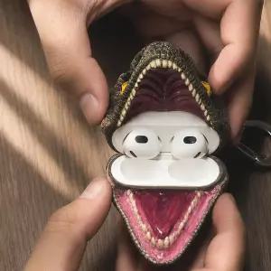 공룡 에어팟 이어폰 케이스 헤드폰 벨로시랩터