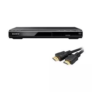 소니 울트라 슬림 업스케일링 DVPSR510H DVD 플레이어 + 6ft HDMI 케이블