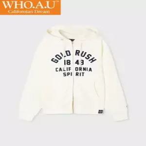 [모다아울렛][후아유]W.A.U Signature Patch Hood Zip-up(IVORY)-WHMZG4911U_IC