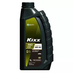 GS칼텍스 Kixx PAO C3 5W-40 1L 합성엔진오일 디젤 가솔린 LPG