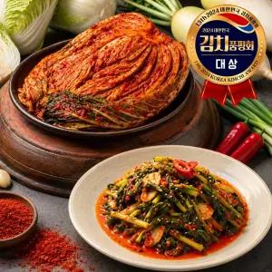 담미채 포기김치 3kg + 열무김치 2kg 배추 국내산 당일제조