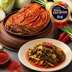 담미채 포기김치 5kg + 열무김치 2kg 배추 국내산 당일제조
