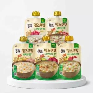 맘스쿠킹 스파우트 이유식 12개월~ 100g 10입 5종 택1(닭백숙/소고기두부/소불고기/순두부찌개/된장전골)