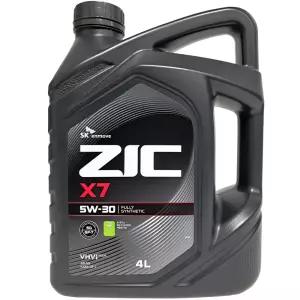 지크 X7 5W30 4L ZIC API SQ 엔진오일 SK엔무브