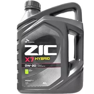 지크 X7 0W20 4L 하이브리드 엔진오일 ZIC