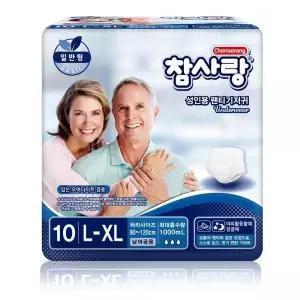 참사랑(팬티)일반형대형10px8팩/성인용기저귀/요실금